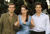 Callum Blue , Anne Hathaway and Chris Pine in Walt Disney's The Princess Diaries 2: Royal Engagement