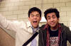 John Cho as Harold and Kal Penn as Kumar in New Line's Harold & Kumar Go to White Castle