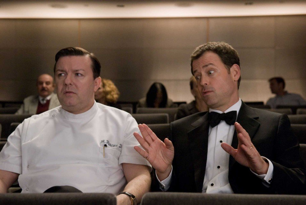 Ricky Gervais and Greg Kinnear star in GHOST TOWN.