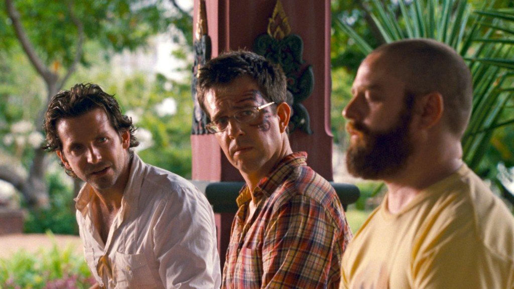 Bradley Cooper, Ed Helms, and Zach Galifianakis star in THE HANGOVER PART II.