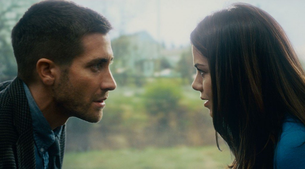 Jake Gyllenhaal and Michelle Monaghan star in SOURCE CODE.