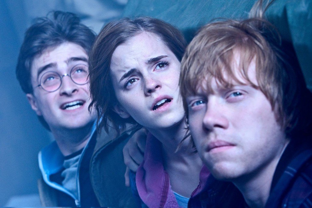 Daniel Radcliffe, Emma Watson, and Rupert Grint star in HARRY POTTER AND THE DEATHLY HALLOWS: PART 2.