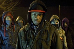 John Boyega stars in ATTACK THE BLOCK. John Boyega stars in ATTACK THE BLOCK.